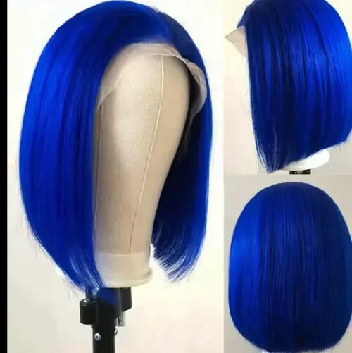 Glamour Blue BOB 13×4 Lace