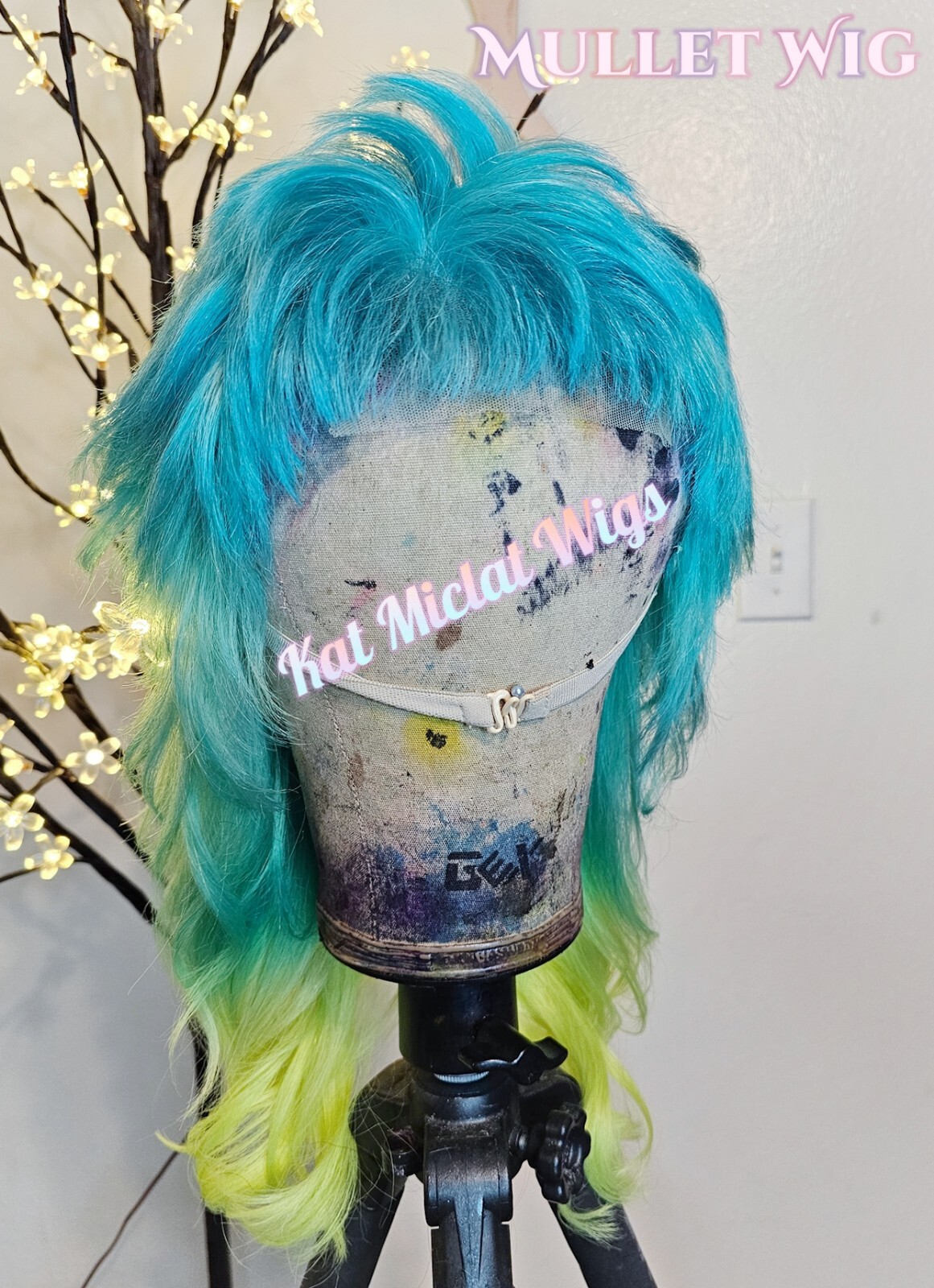 Modern Mullet Closure Wig 🩵💚 Perfect for summer ☀️ 100% Remy human hair