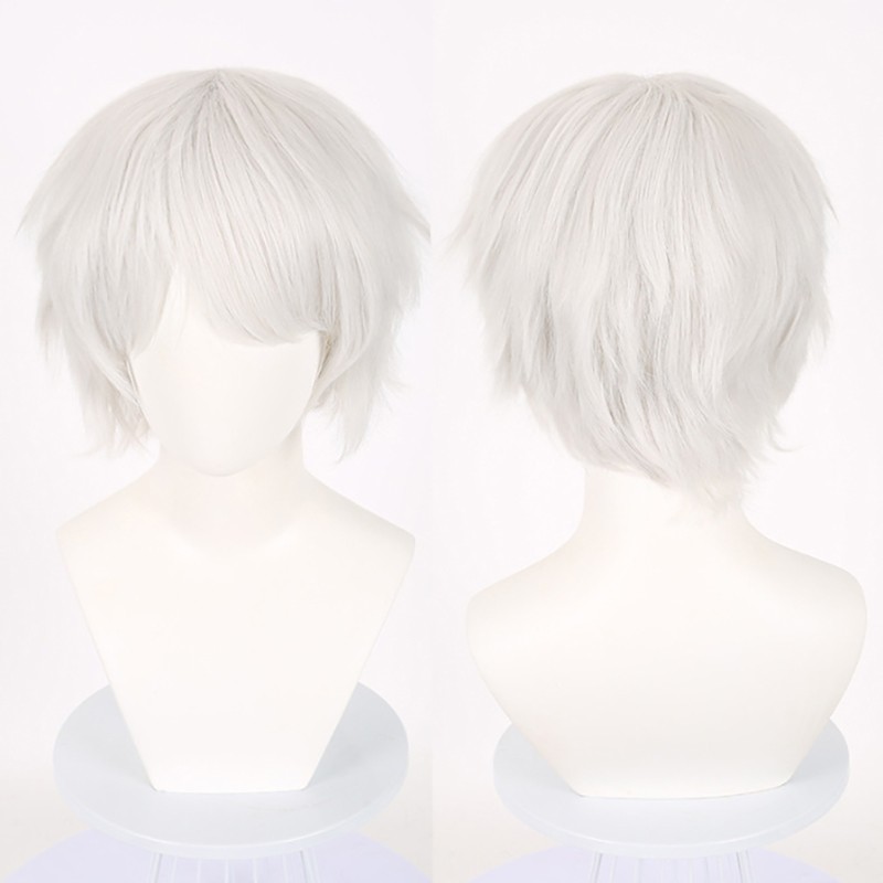 Universal Synthetic Colorful Short Natural Cosplay Wigs Men Hair Party Hairstyle