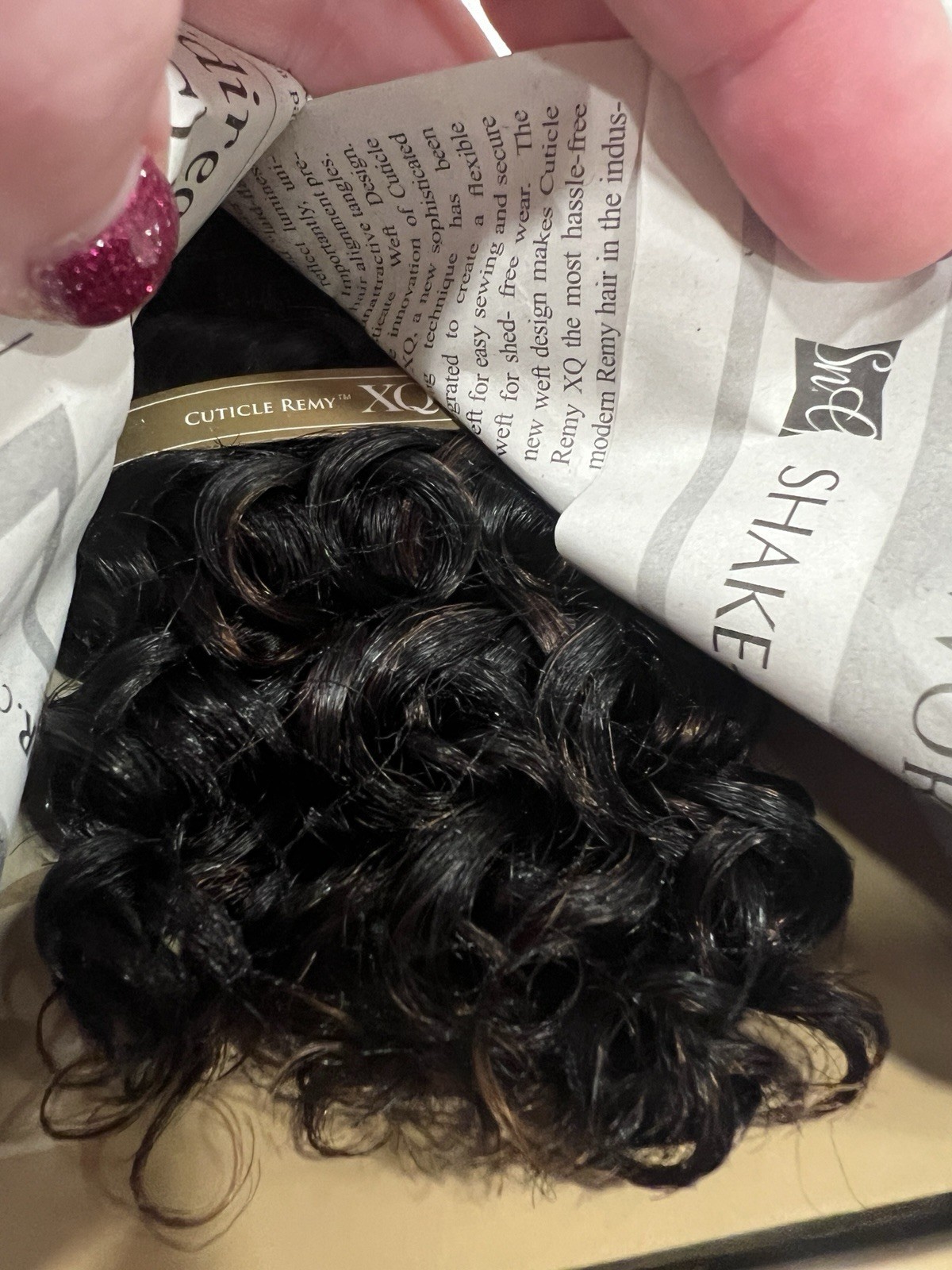 Cuticle Remy XQ Shirt Cut 3 Piece Ocean Deep Color NP1B/30 100% Human Hair NEW