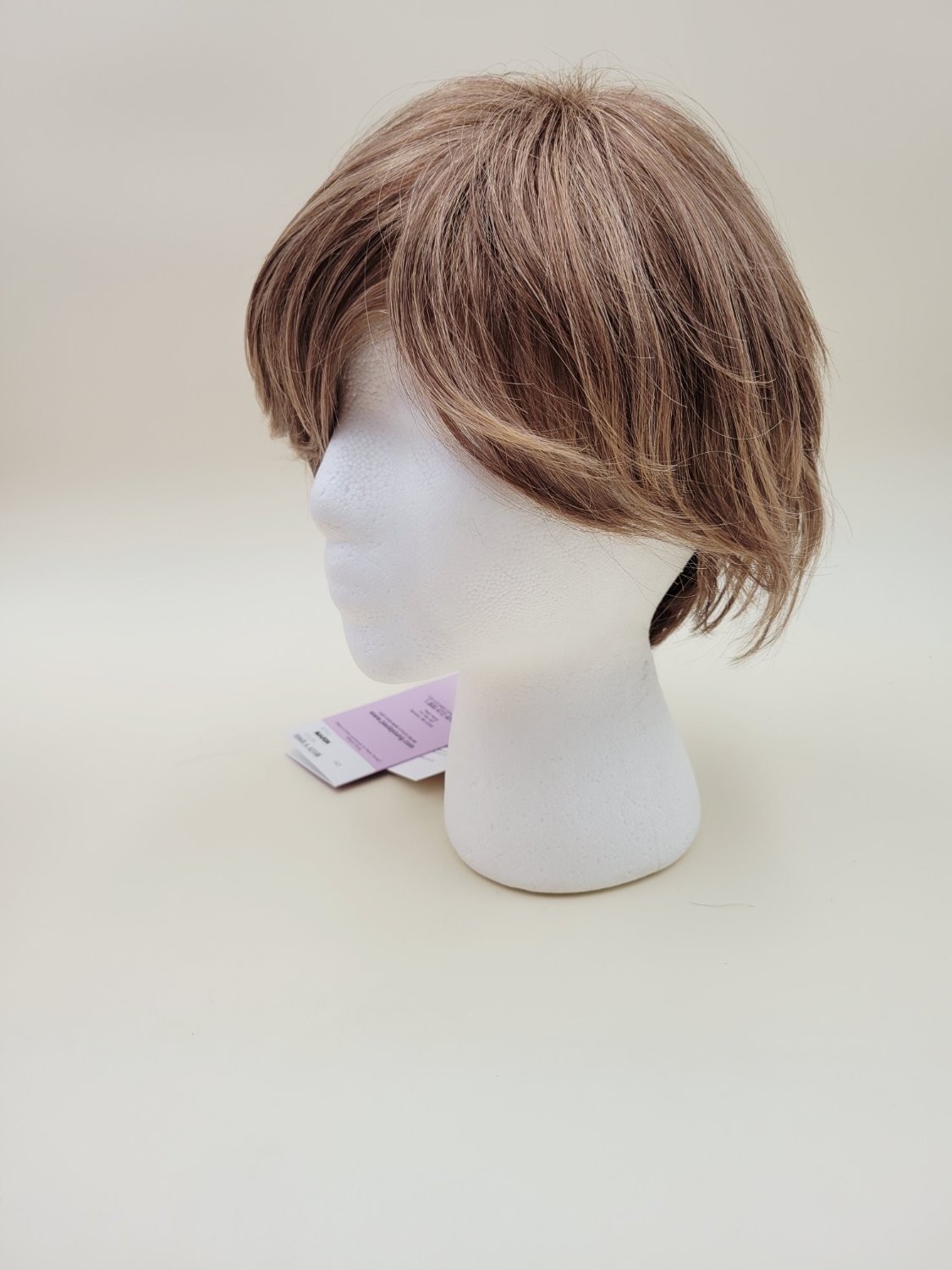 Paula Young Marin 100% Human Hair Wig 10/6/8 A Light Brown Highlights Average