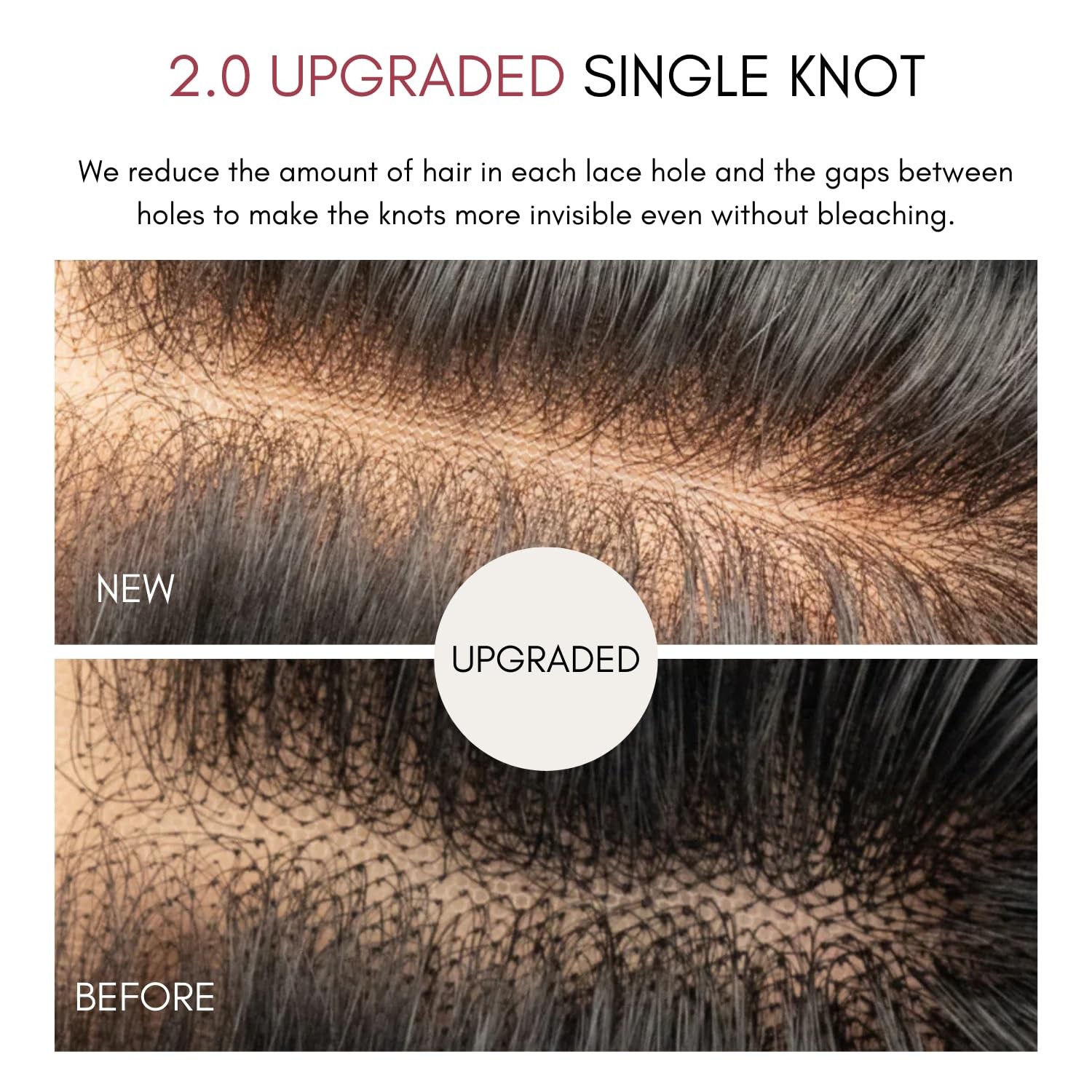 Auroo Water Wave 4X4 Skinlike Real Hd Lace Closure Only Single Knot Human Hair