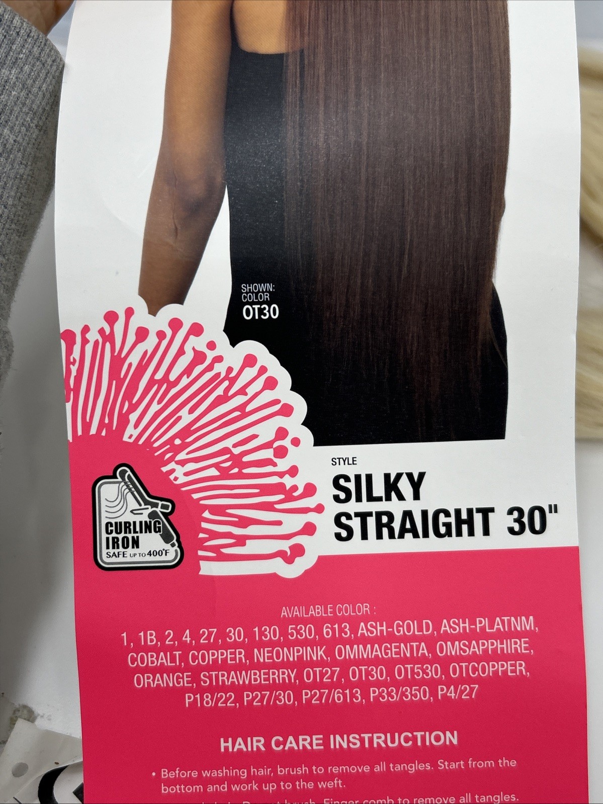 Mayde Beauty Bloom Bundle Hair Extension Blonde 613 Silky Straight 30”