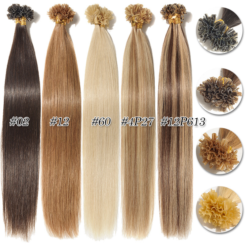 CLEARANCE Nail U Tip Russian Human Remy Hair Extensions Thick 150/200g Full Head