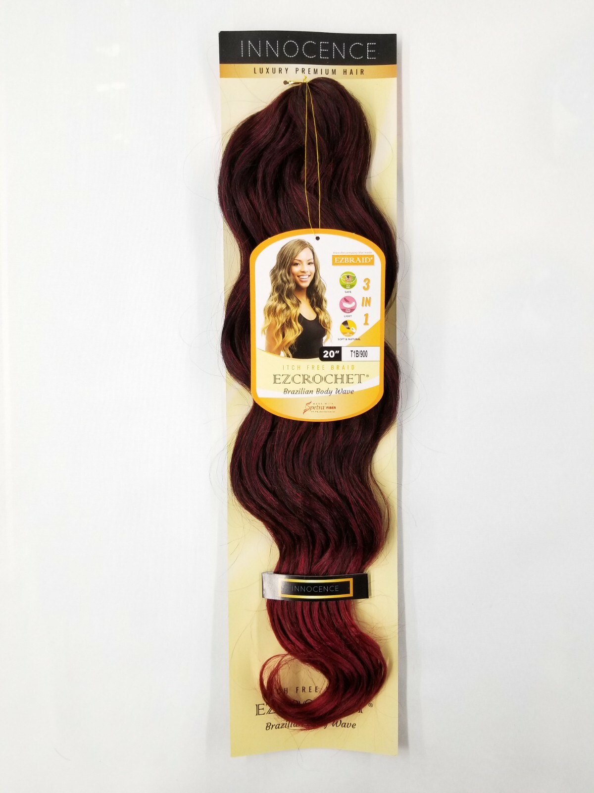 I&I Hair Innocence EZCROCHET Body Wave Crochet Braiding Hair Spectra 20″