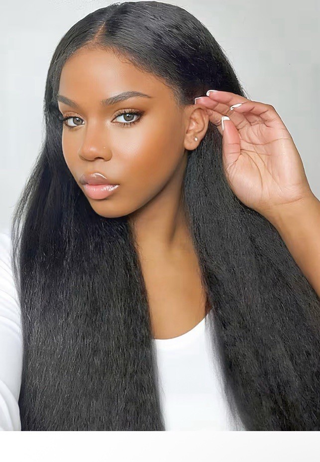 Wig Middle-Part Lightweight No Shedding Wig Cap