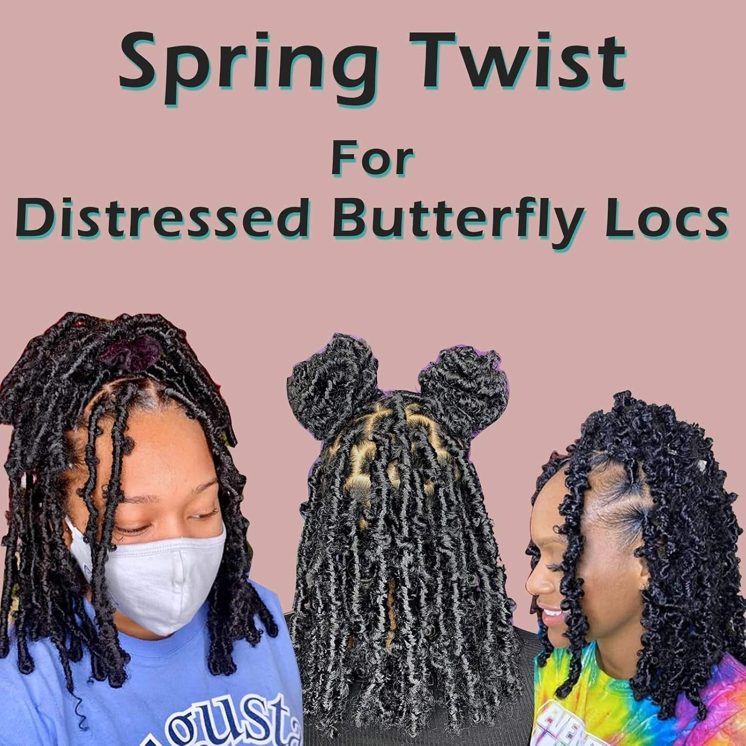 Versatile 12 Inch Spring Twist Braids – Natural Looking Synthetic Hair, 2 Packs