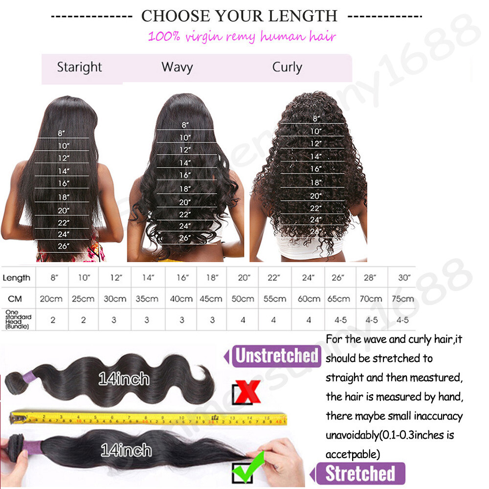 Virgin Remy Human Hair Extensions Water Wave Weave Weft 300G 3Bundles Thick TB
