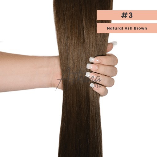Russian Nano Ring Tip Hair Extensions 18″-24″ 1g Double Drawn Remy Human