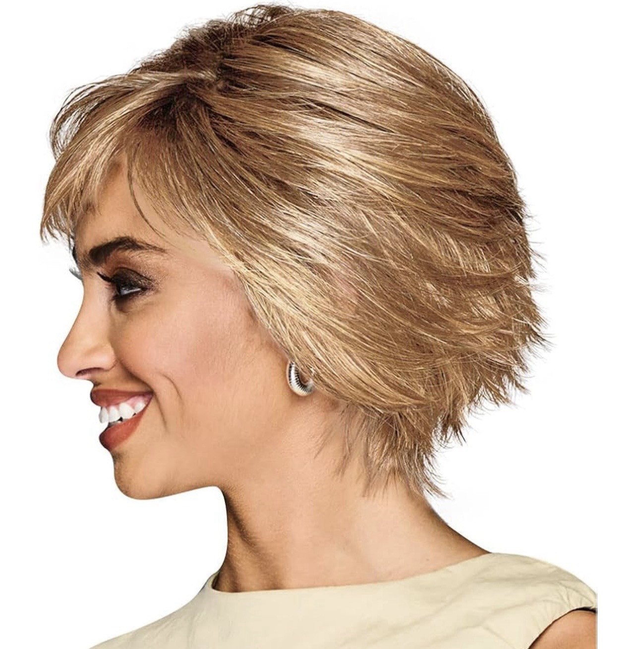 GABOR MAKE A STATEMENT Layered Modern Chin-Length Bob Wig, Designer Series