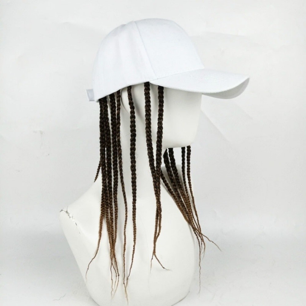 Adjustable FOR BRAIDED Dreadlock Hat – Black White Options for Women and Men