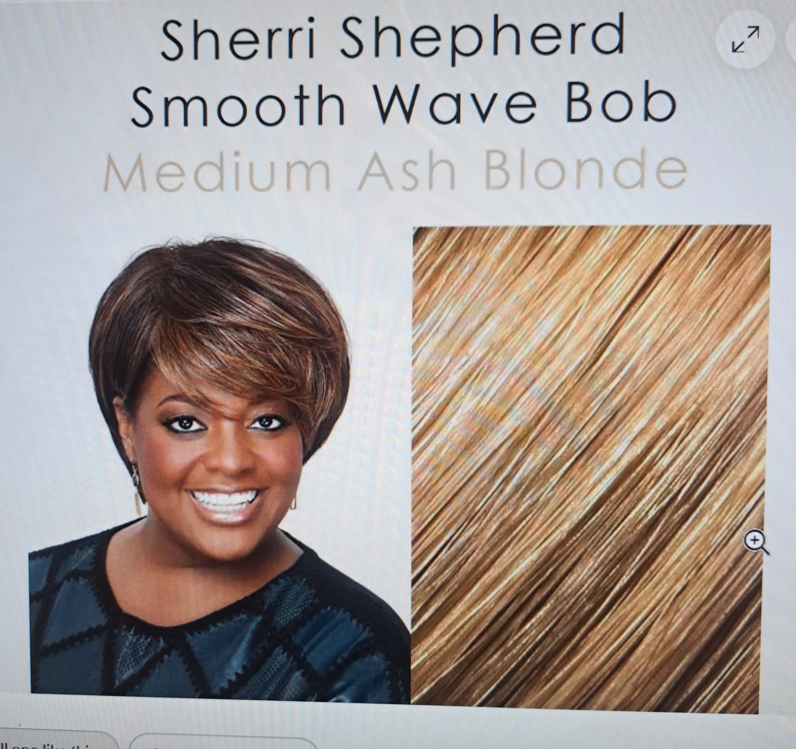 NOW LUXHAIR Smooth Wave Bob Wig Medium Ash Blonde Hair NWT