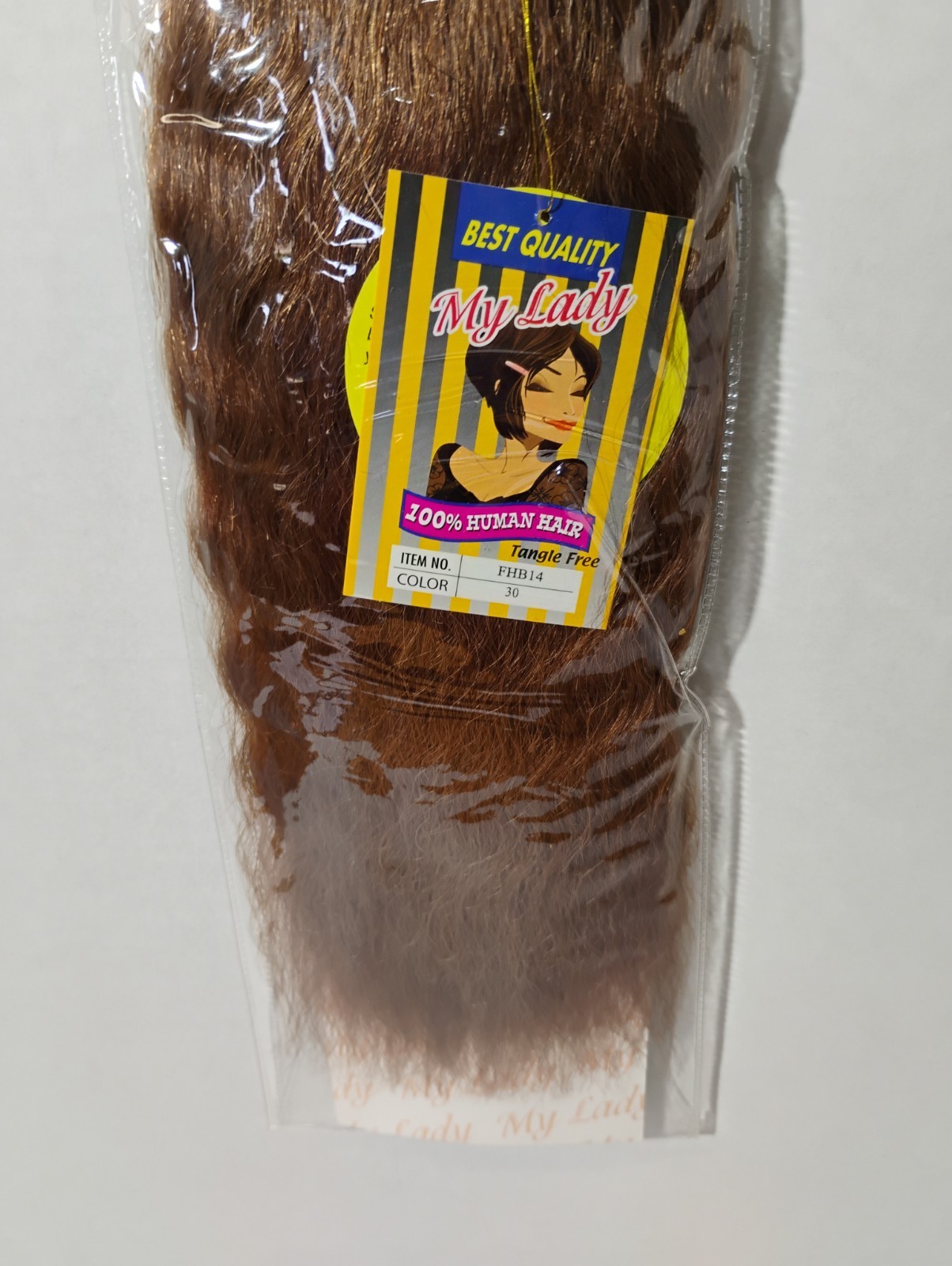 14″ My Lady 100% Human Hair – Bulk Braid/Braiding (4 Shades) -FHB14