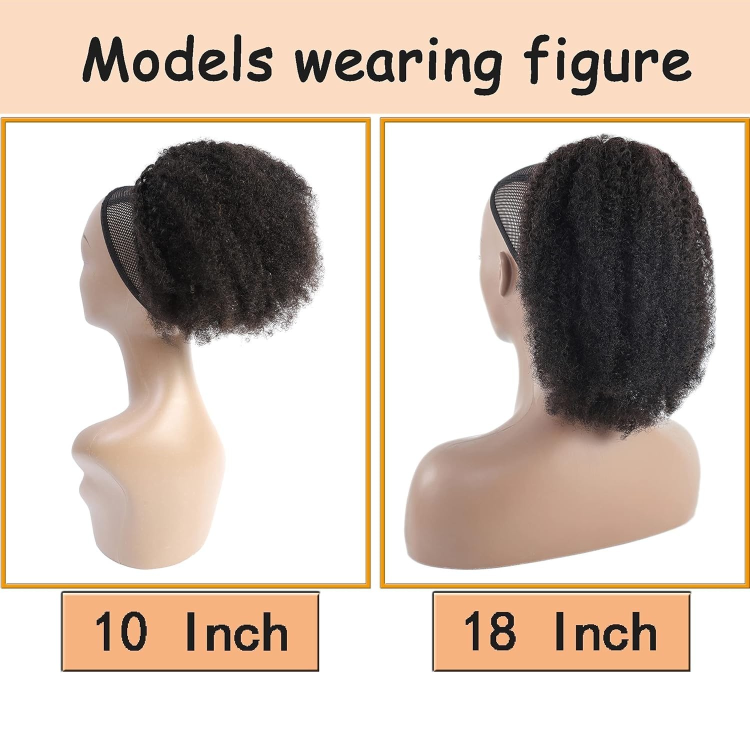 Clip In Ponytail Extension – 4C Afro Kinky Curly