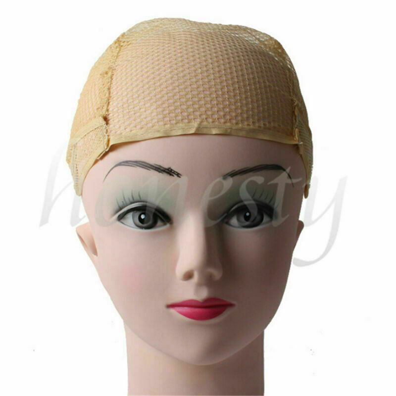 3PCS Wig Cap for Making Wigs with Adjustable Straps Breathable Mesh Weaving