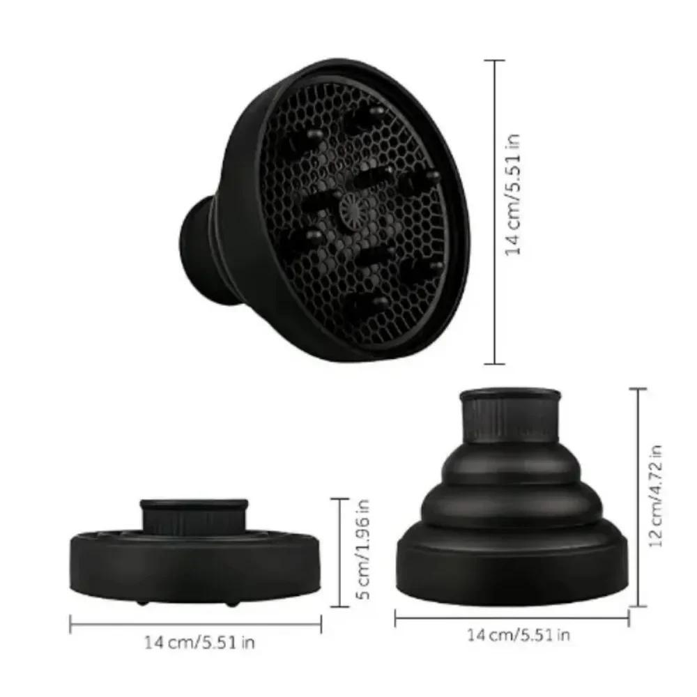 Universal Silicone Hair Curl Diffuser Cover for Drying, Styling, and Blower Tool