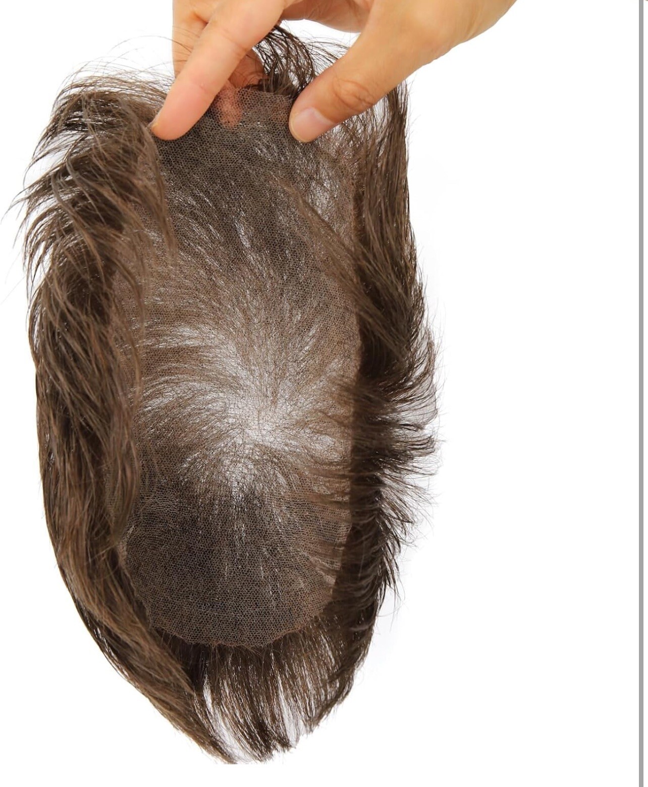 6in Durable Swiss Lace Hair System 110% Density, 8x10in Base Size Natural Black