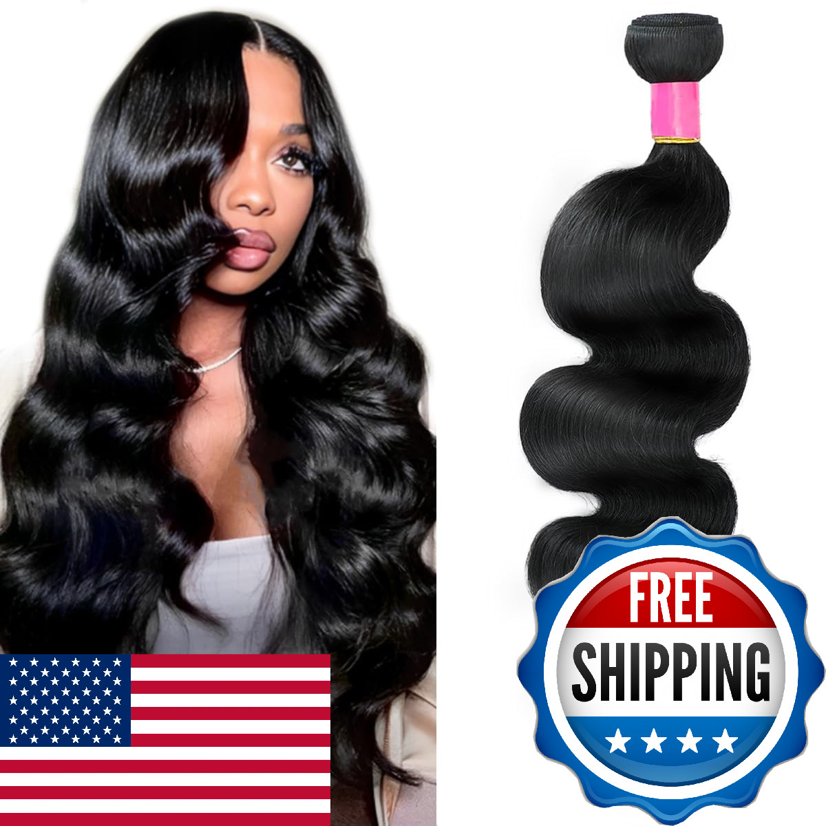 Body Wave Bundles Human Hair 24 Inch 12A Human Hair Bundles Real 100% Raw Unproc
