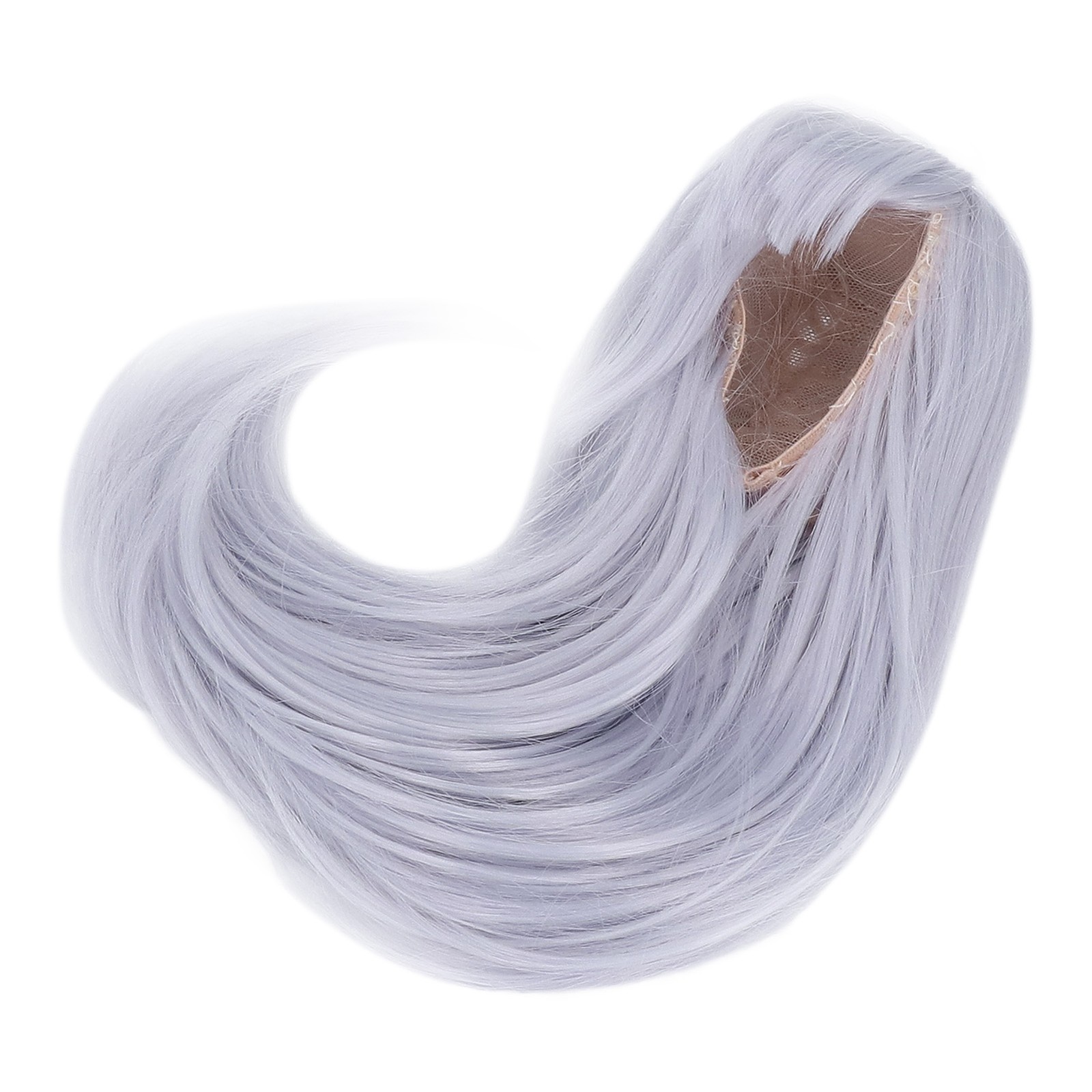 8in To 9in Doll Hair Wig High Temperature Fiber Mesh Long Curly Doll Hair