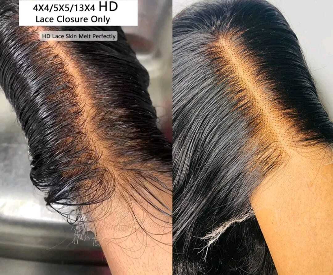 13A BRAZILIAN HD THIN LACE CLOSURE/FRONTAL 4X4/5X5/6X6/13X4/13X6 FREEWAY PARTING