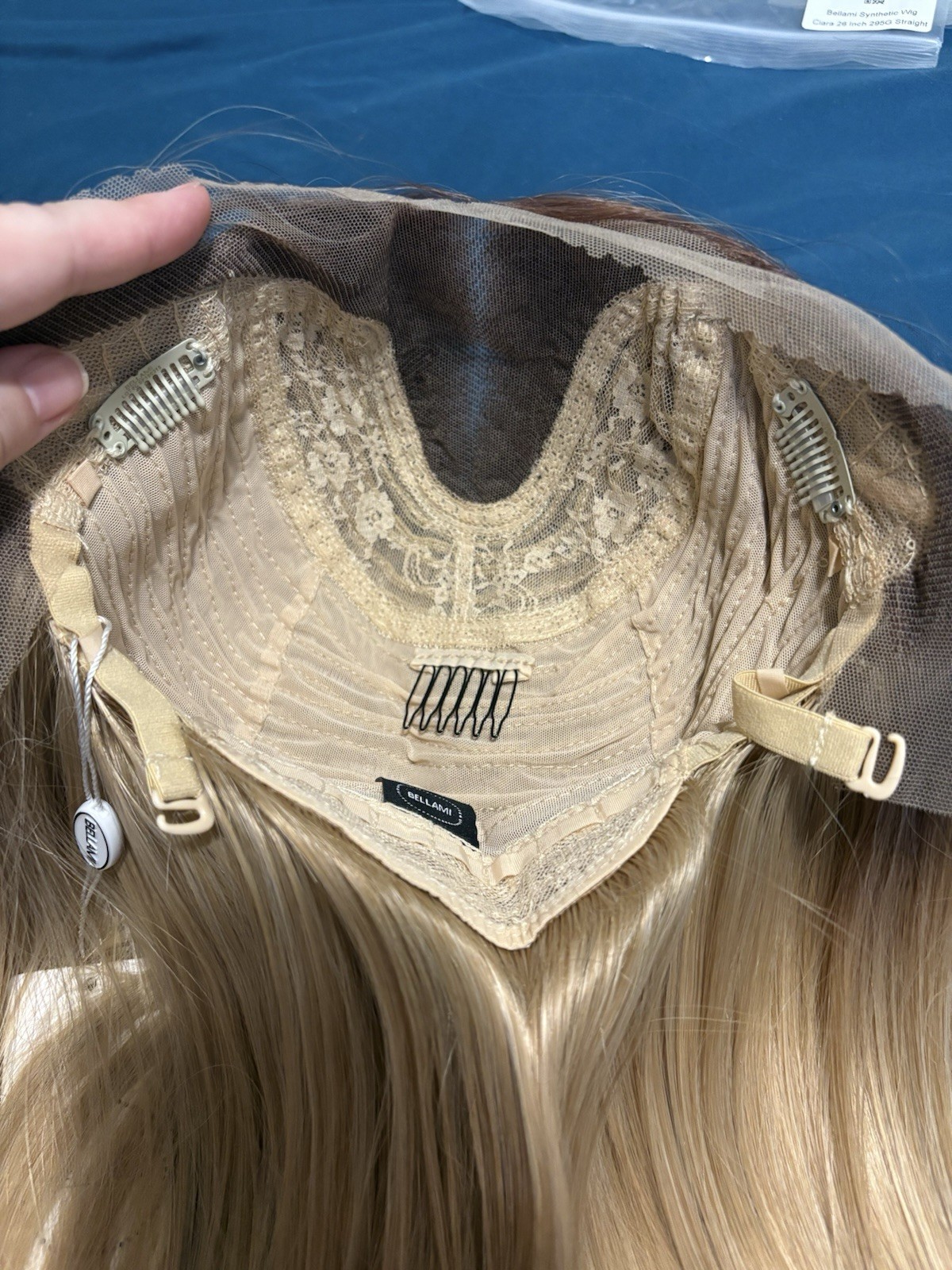 Bellami Jennifer 26 Inch Blonde Lace Front Wig New