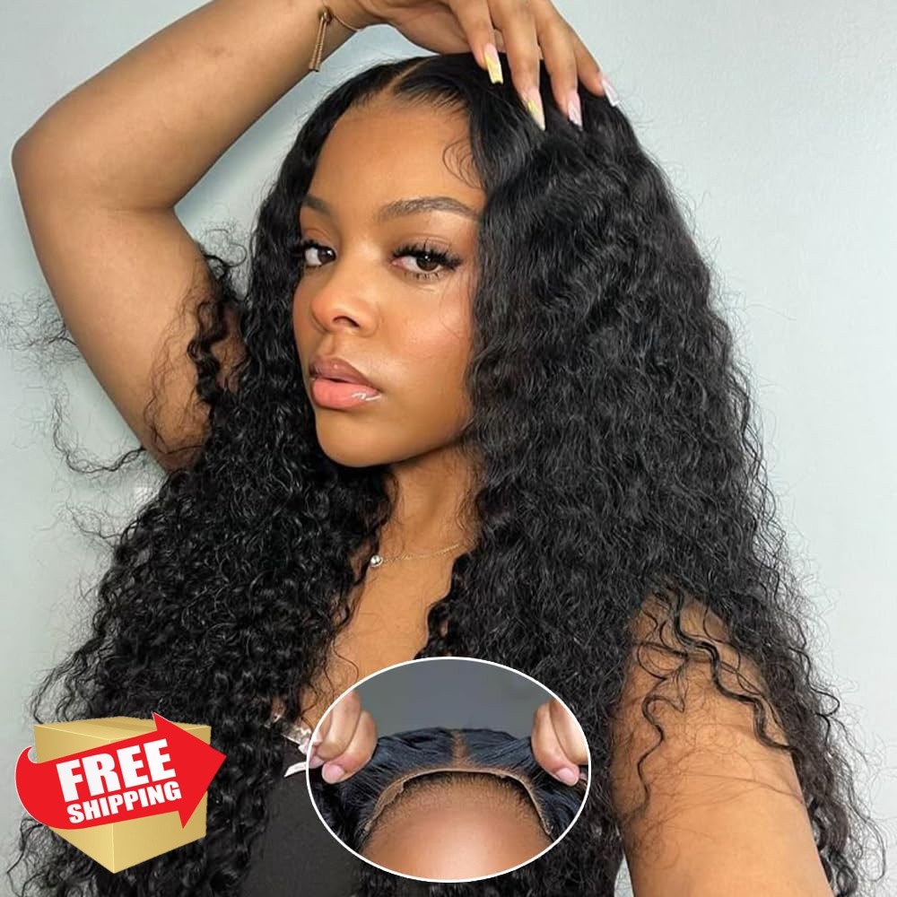 Pinketer 26 Inch Natural Color 4×4 Lace Closure Wig