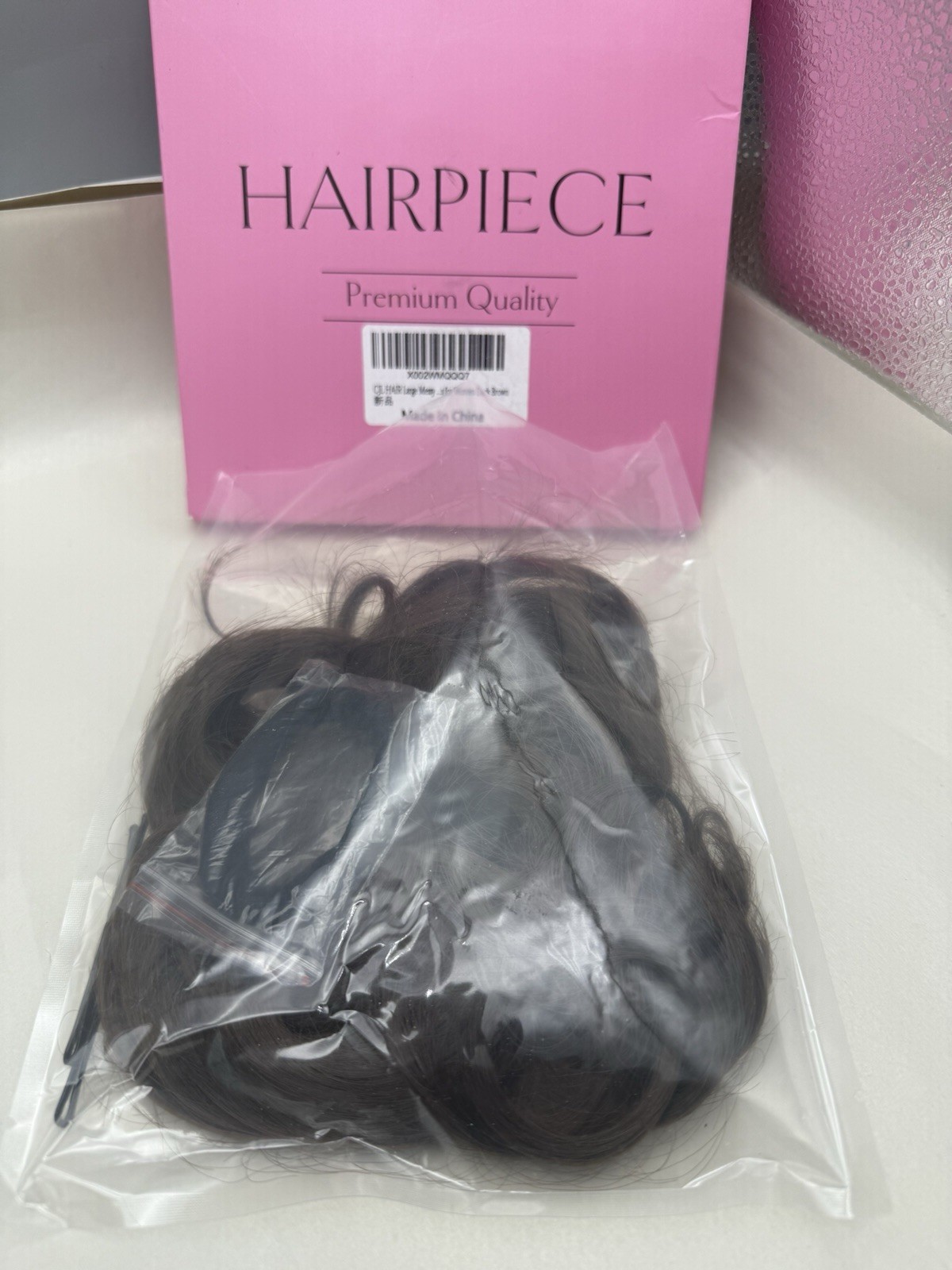 HAIR Large Messy Bun Hair Piece Wavy Curly Scrunchies Synthetic Chignon Ponytail