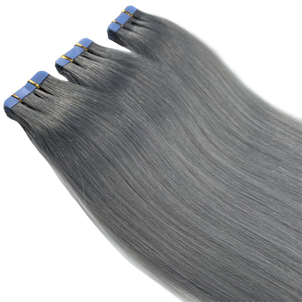 Seamless Tape In Hair Extensions Real Human Hair Skin Wefts Highlight Thick Hair