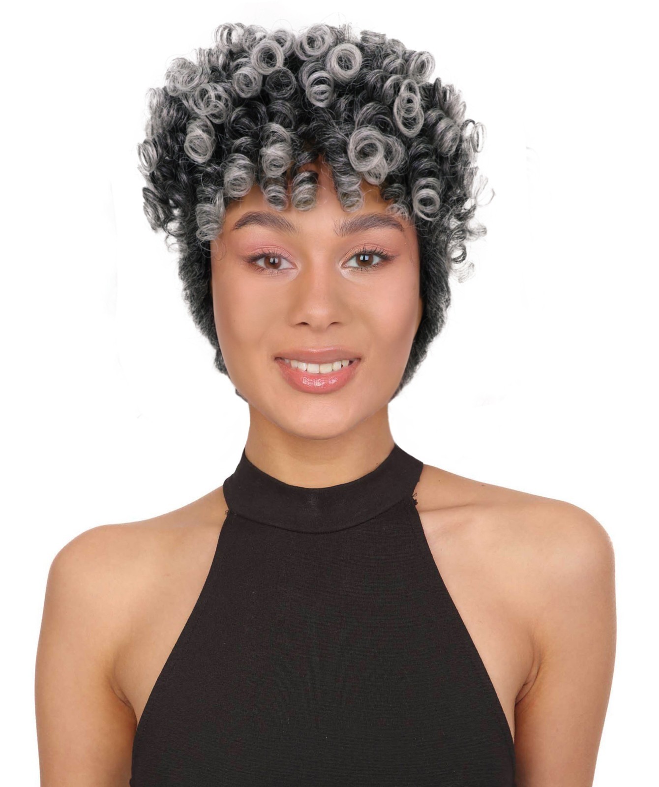 Zala Natural Bounce, Voluminous Texture, 9″ Short Curly full Wig for Women
