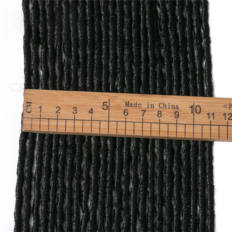 20″ Ombre Thin Faux Locs Crochet Braids Micro Dreadlocks Crochet Hair Extensions