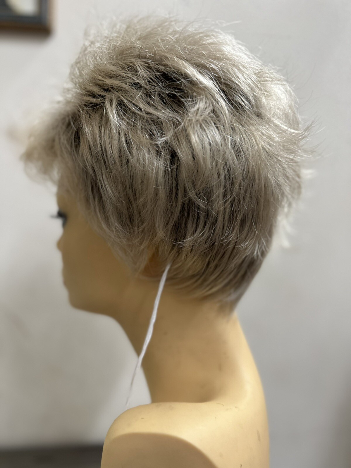 DREW-Noriko Wig $SALE CHAMPAGNE DARK ROOTS-Edgy Pixie Style 5*** LOWEST$$