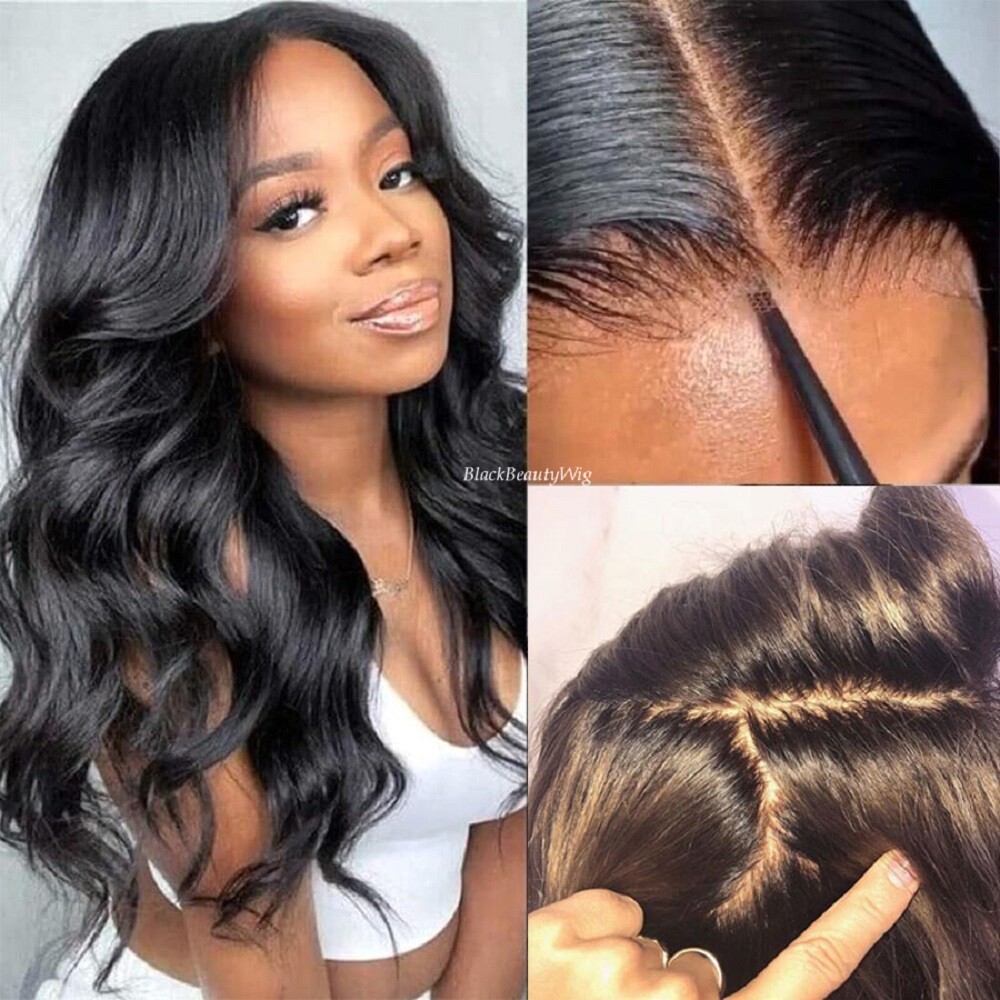 Body Wave Silk Base Full Lace Wig Brazilian Human Hair 5×5 Silk Top Lace Wigs