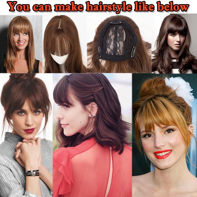 Black Brown Blonde Women Silk Base Topper For Human Hair Top Piece Natural Line
