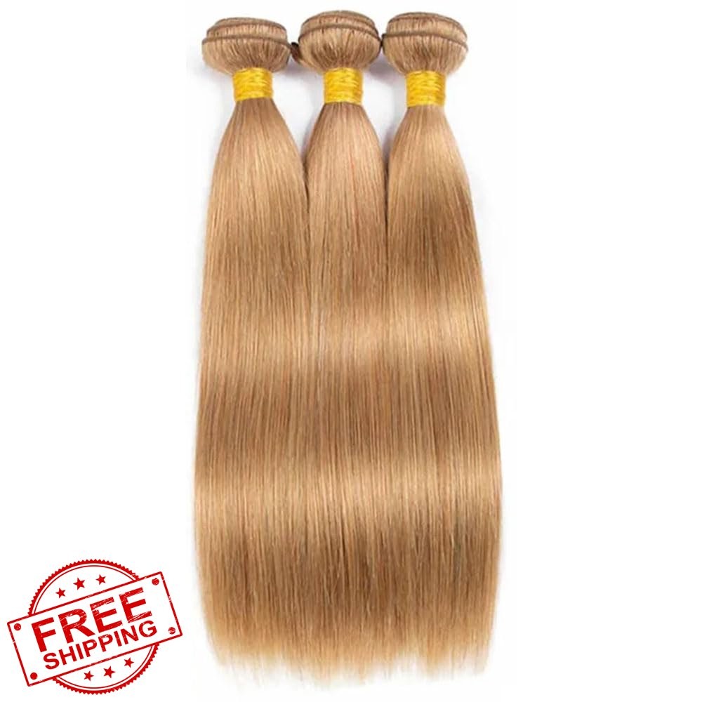Raivide Hair Bundles 28 30 32 Inch Blonde #27ST