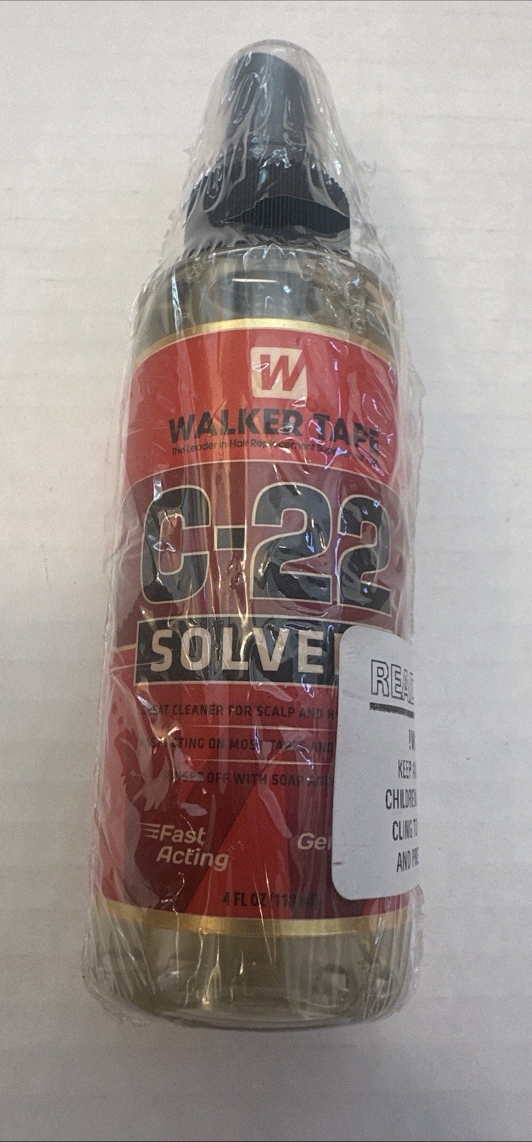 Walker Tape – C-22 Cleaner Solvent for Scalp, Wig Hair System – Adhesive Remover