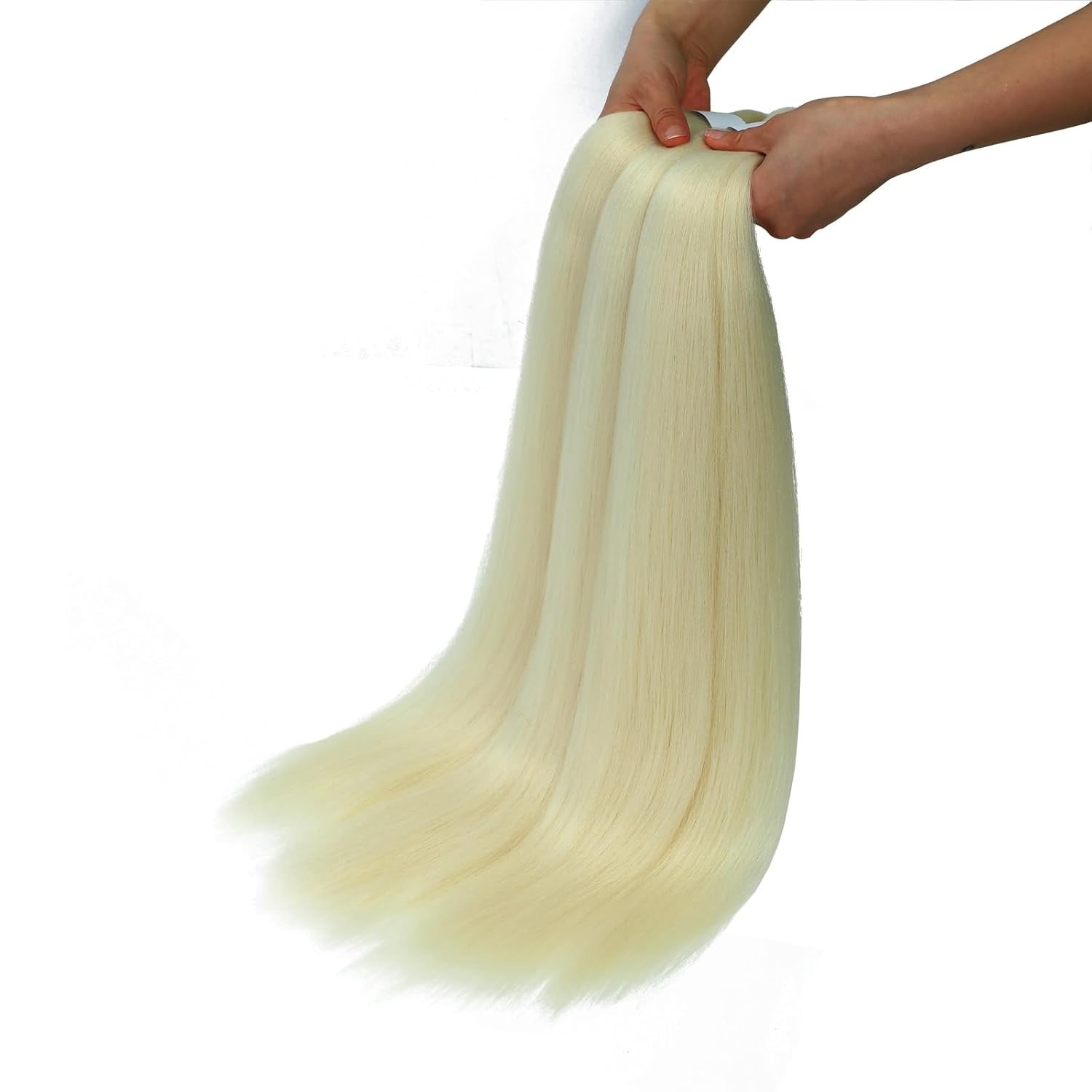 24 inch Pre-Stretched Knotless Braids in Blonde, 3 Pack – Effortless Elegance