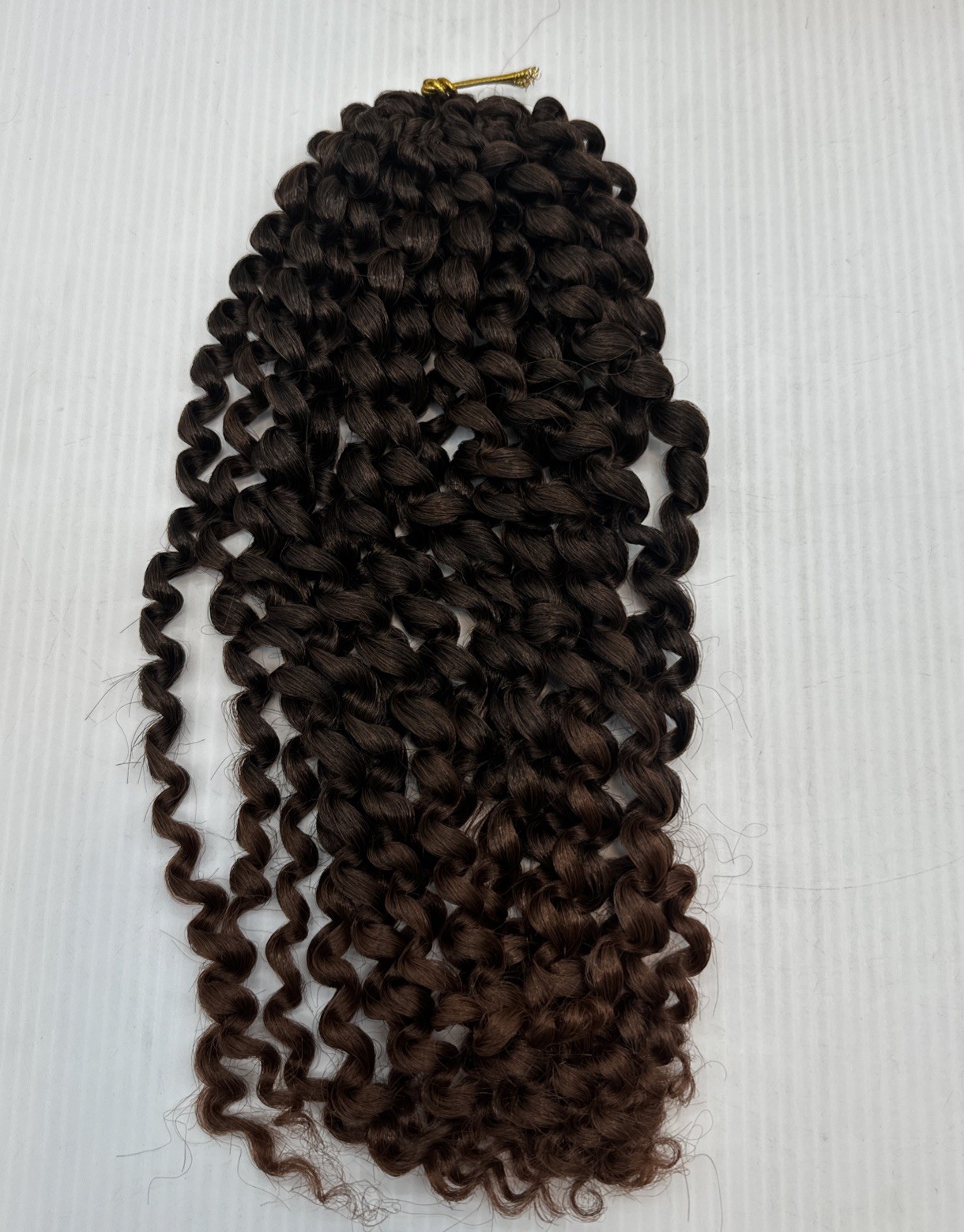 5 Packs Twist Crochet Hair 12 Inch Pre Looped Brown/ Dark Brown Synthetic {NN}