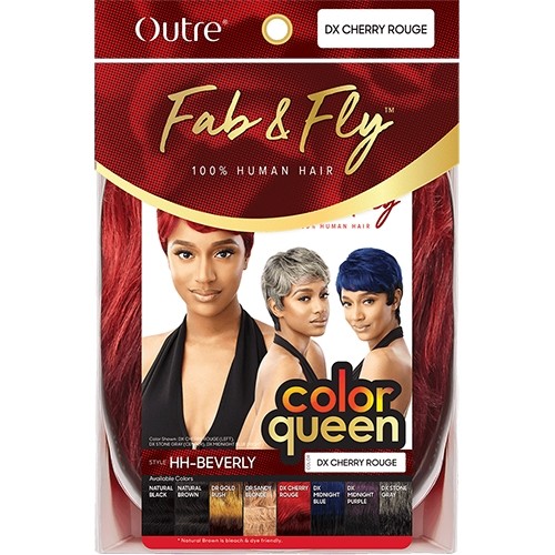 100% Human Hair Short pixie style wig in Special colors – HH-BEVERLY