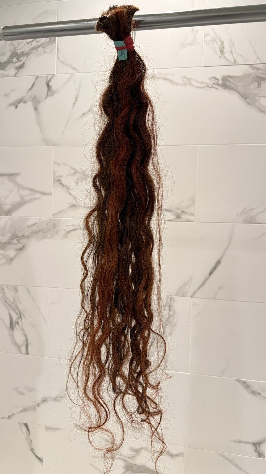 36 Inches Indian Hair Loose DeepUnprocessed No Weft Human Hair Bulks. Blood