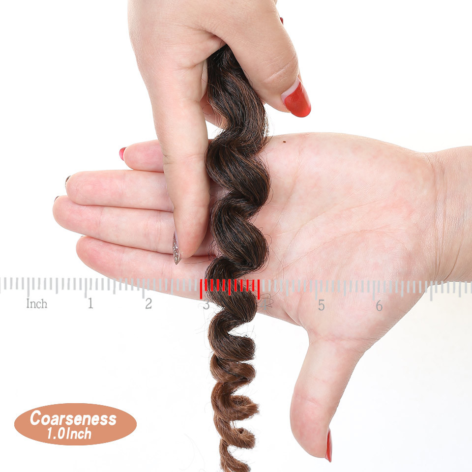 5 Packs Ringlet Wand Curl JAMAICAN BOUNCE 6 inch Hair Crochet Braid Extension US