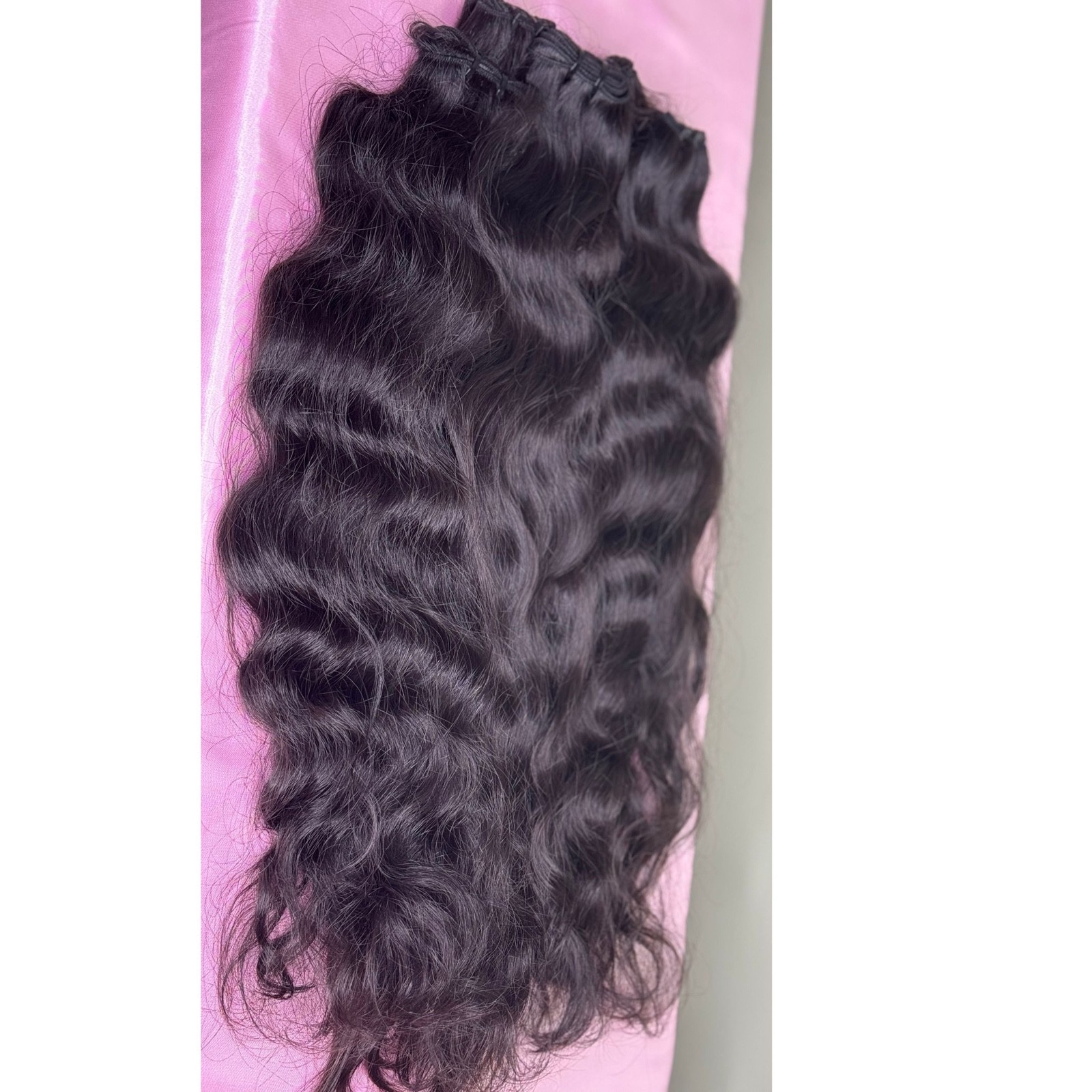 Raw Indian Human Hair Bundles Virgin Unprocessed Weave Extension