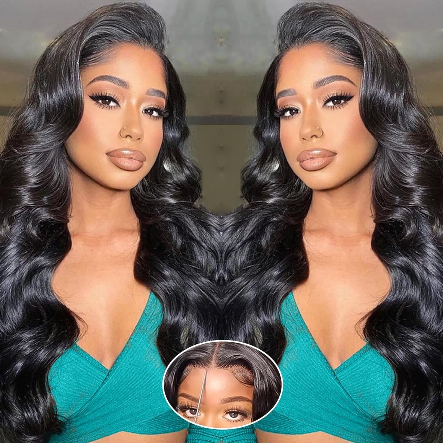 Wear and Go Glueless Wigs Human Hair Pre Cut HD Lace 4×4 Body Wave Lace Wigs