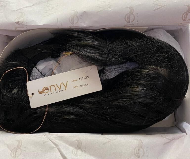 HALEY MONOFILAMENT WIG BY ENVY ~ BLACK ONLY ~