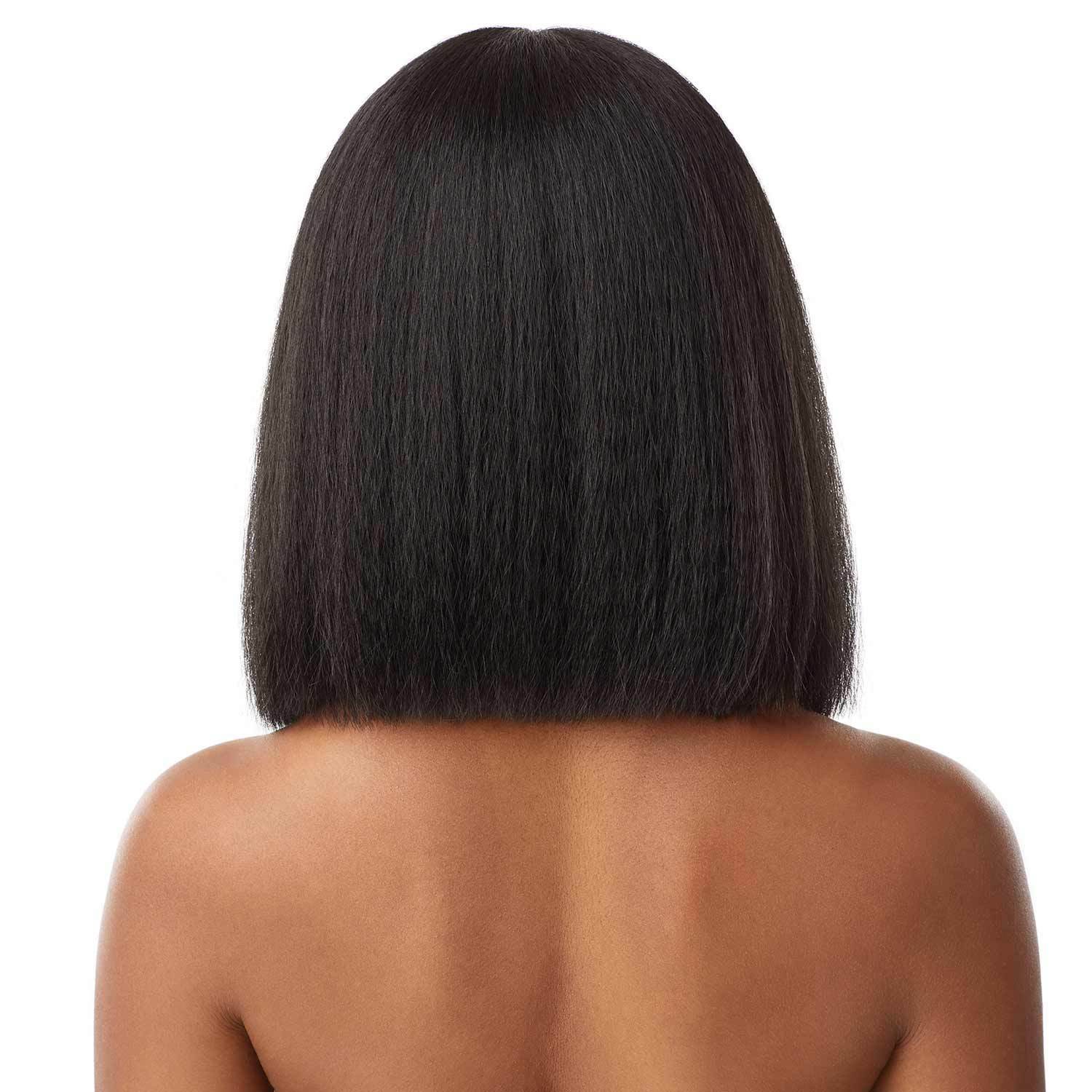 OUTRE SYNTHETIC PRE-PLUCKED HD TRANSPARENT LACE FRONT WIG- ANNIE BOB 12″