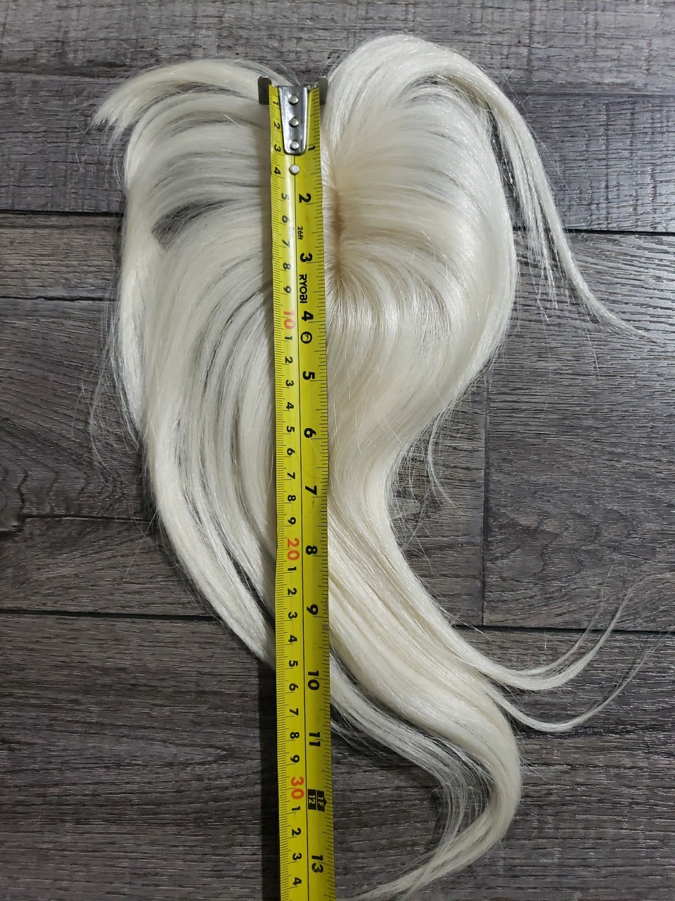 100% Real Human Hair Toppers, 12 Inch Human Hair Toppers for Thinning Hair Large