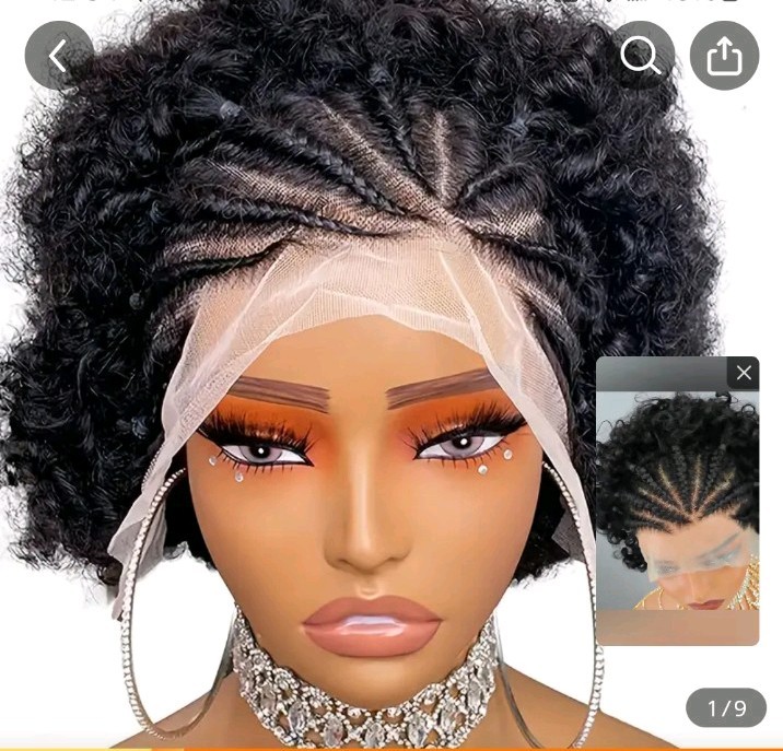 Full LACE multi color human hair blend locs (colors optional)