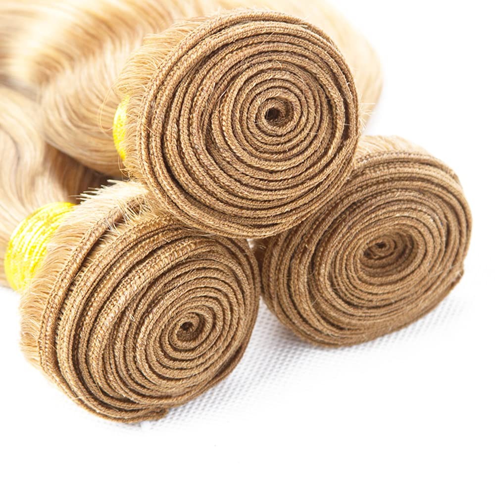 Raivide P27613 Bundle 613 Body Wave Human Hair Bundles Two Tone Honey Blonde