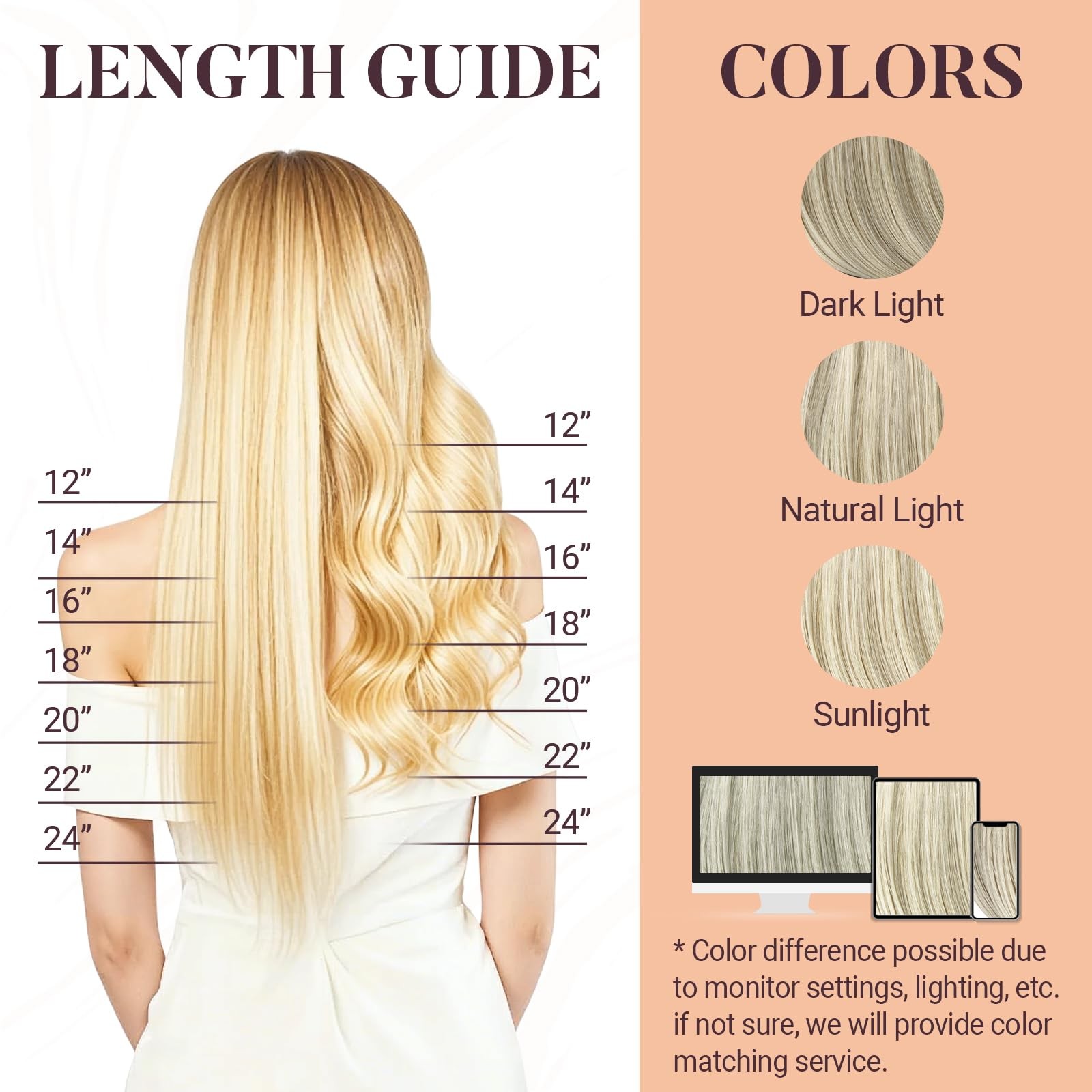 Maxita Microlink Hair Extensions Human Hair Ash Blonde Highlighted Platinum