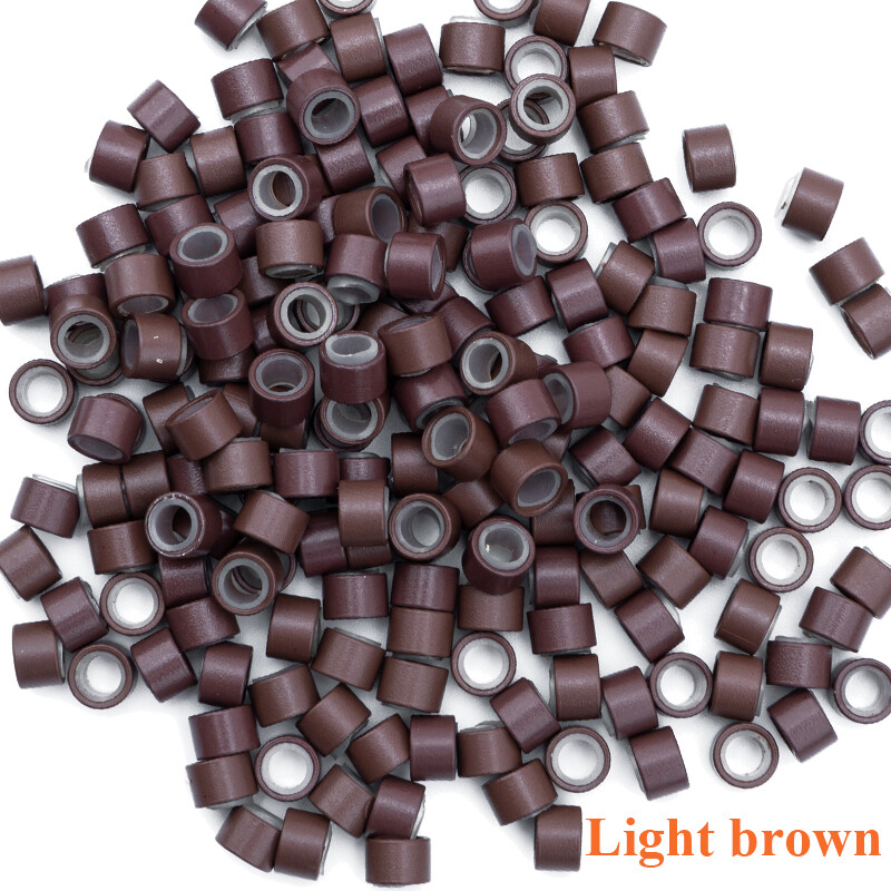 Micro Rings Beads Silicone Lined Loop Bonds For 1g/ 0.5g I Tip Hair Extensions