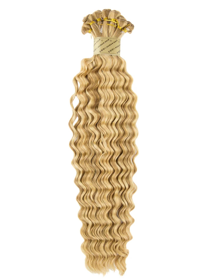 Bohyme Deep Wave Hand Tied Weft Remy Human Hair 22″ Color H10/16